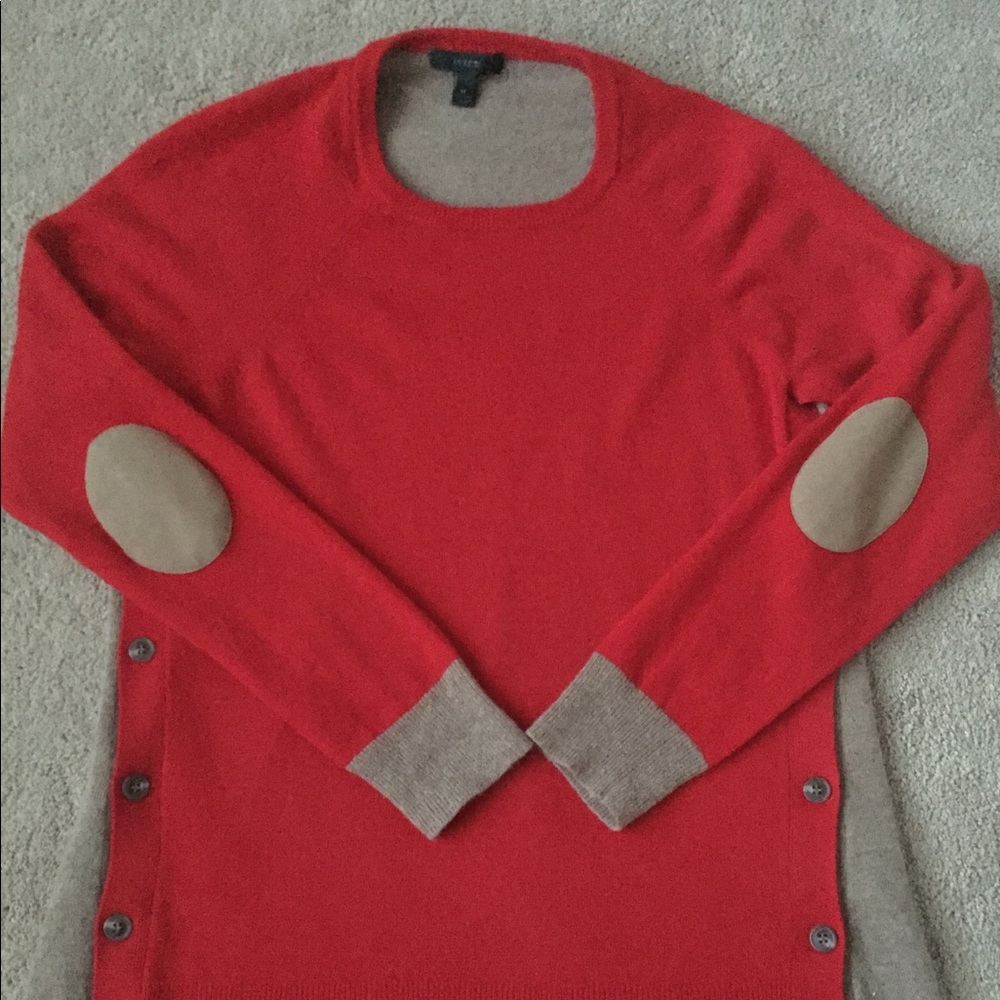 J Crew side button sweater